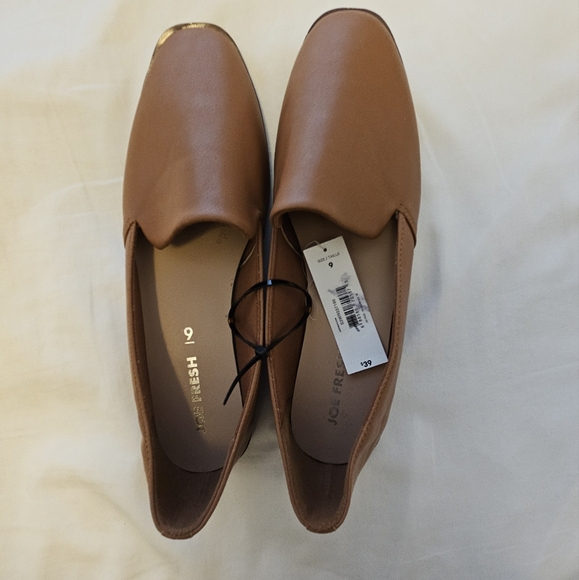 BNWT Tan Joe Fresh Loafers Sz 9 - Picture 1 of 6